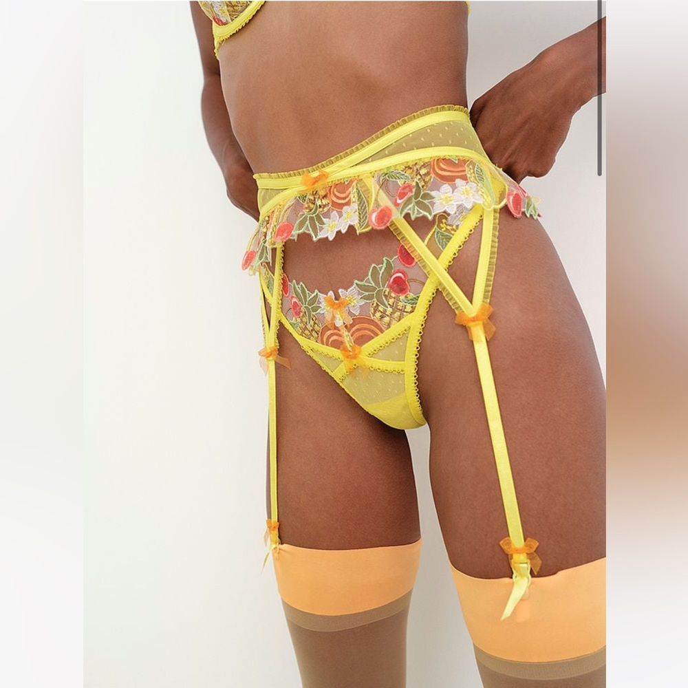 For Love & Lemons Mirabelle Garter Belt Sz S
